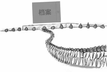 人潮人海中,我在排隊中
