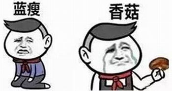 藍瘦香菇